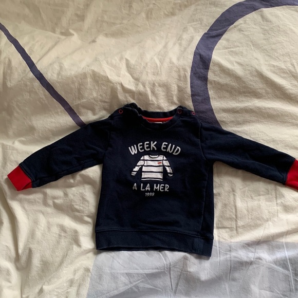 Week end a La mer sweatshirt 24 months GUD - Picture 1 of 4